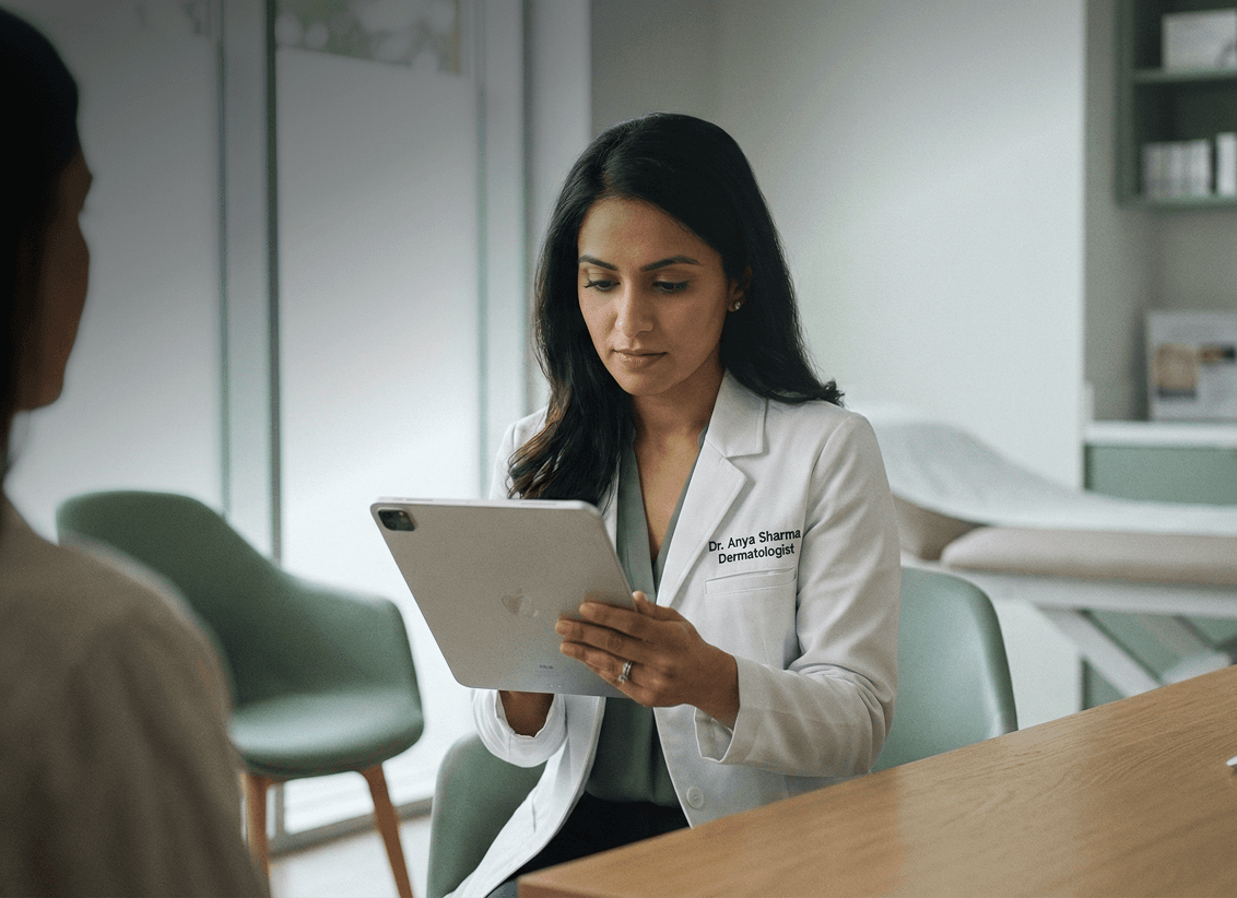 Dermsquared Polaris - Real-time clinical answers for dermatology professionals case study preview by AE Studio