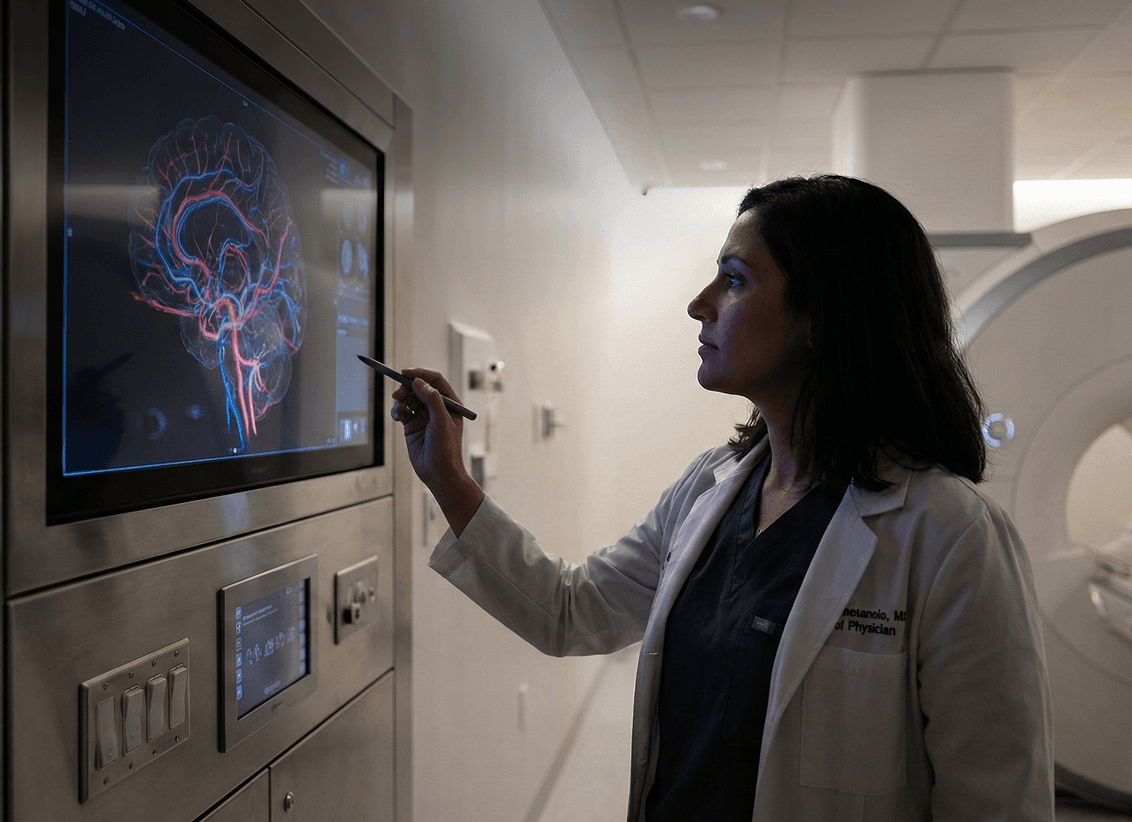 StrokeDX - Revolutionizing stroke diagnostics case study preview by AE Studio